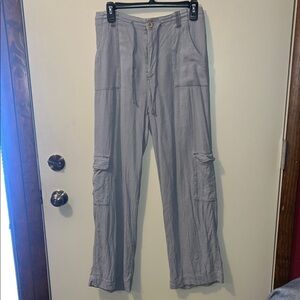 Women’s Gray Cargo Pants